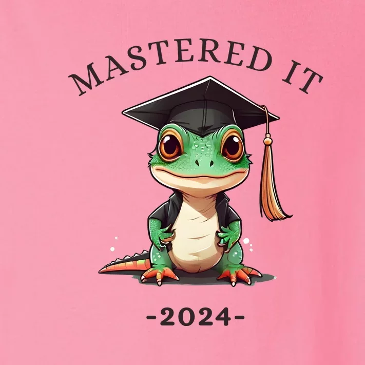 Masters Degree Graduation 2024 Mastered It Toddler Long Sleeve Shirt