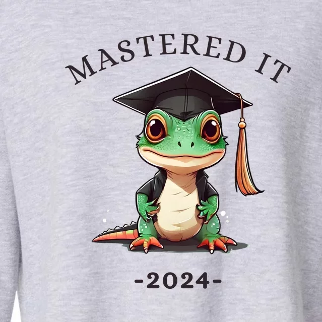 Masters Degree Graduation 2024 Mastered It Cropped Pullover Crew