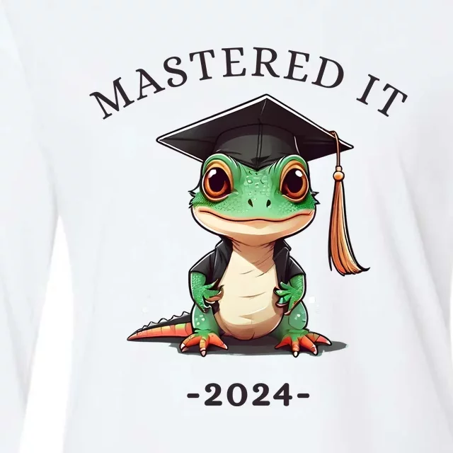 Masters Degree Graduation 2024 Mastered It Womens Cotton Relaxed Long Sleeve T-Shirt