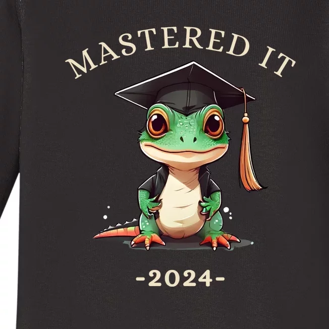 Masters Degree Graduation 2024 Mastered It Baby Long Sleeve Bodysuit