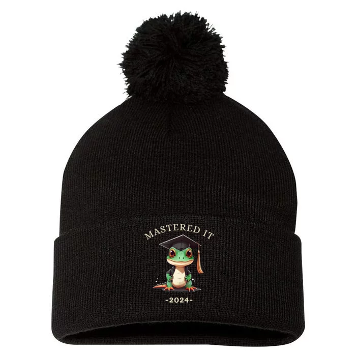 Masters Degree Graduation 2024 Mastered It Pom Pom 12in Knit Beanie