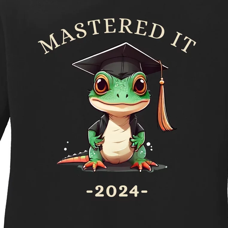 Masters Degree Graduation 2024 Mastered It Ladies Long Sleeve Shirt