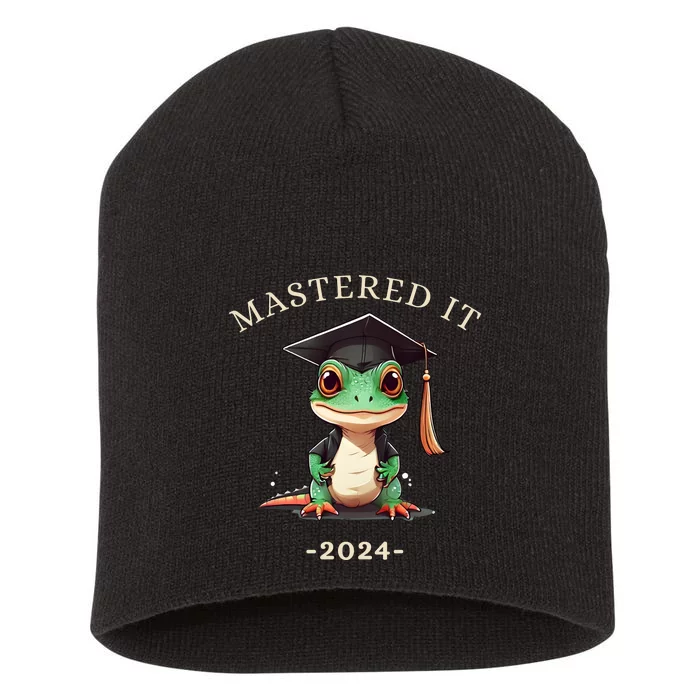 Masters Degree Graduation 2024 Mastered It Short Acrylic Beanie