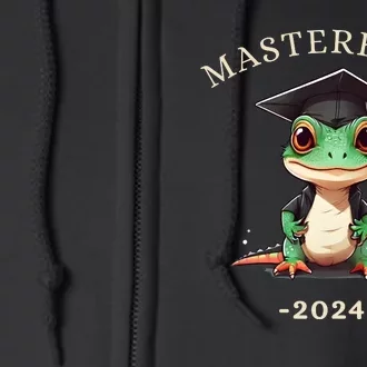 Masters Degree Graduation 2024 Mastered It Full Zip Hoodie