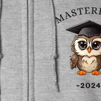 Masters Degree Graduation 2024 Mastered It Full Zip Hoodie