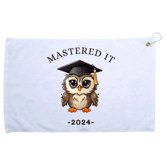 Masters Degree Graduation 2024 Mastered It Grommeted Golf Towel