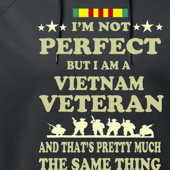 Memorial Day Gift VeteranS Day Vietnam Veteran Performance Fleece Hoodie