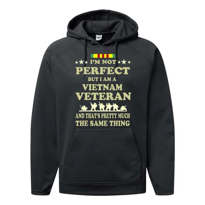 Memorial Day Gift VeteranS Day Vietnam Veteran Performance Fleece Hoodie