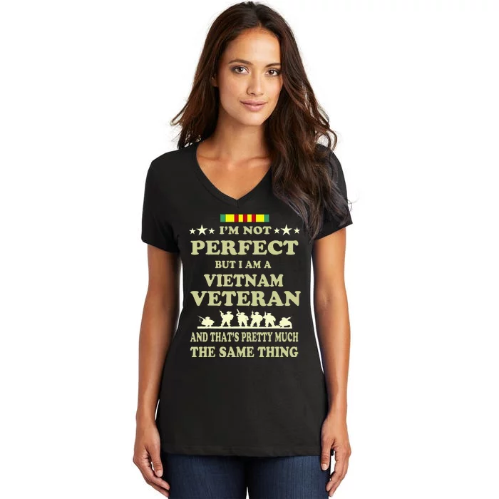 Memorial Day Gift VeteranS Day Vietnam Veteran Women's V-Neck T-Shirt