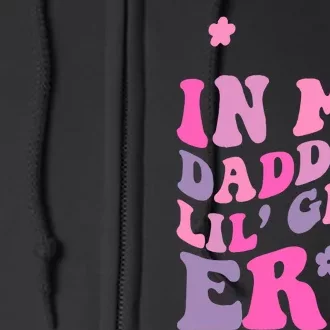 My DaddyS Girl Era Romper Full Zip Hoodie