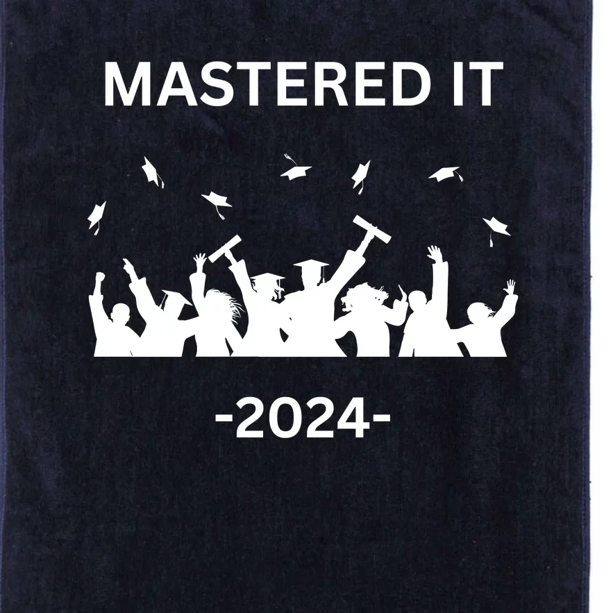 Masters Degree Graduation 2024 Mastered It Platinum Collection Golf Towel