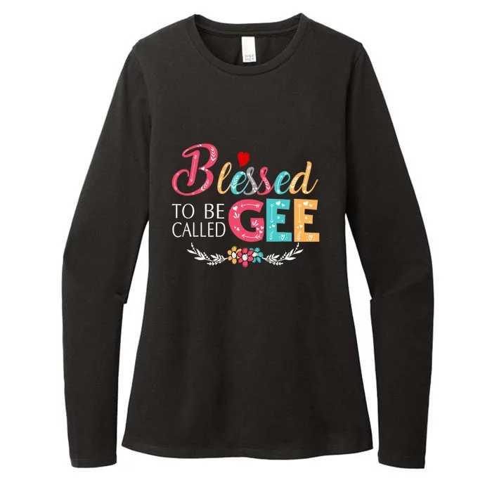 Mothers Day Gift Blessed To Be Called Gee Womens CVC Long Sleeve Shirt