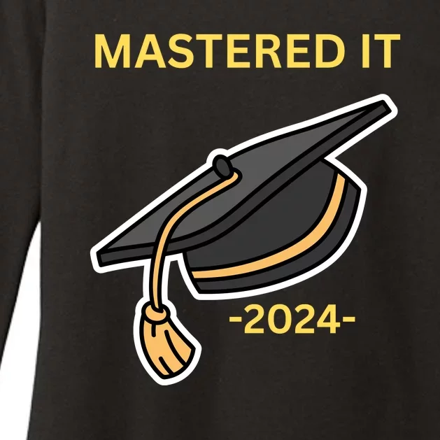 Masters Degree Graduation 2024 Mastered It Womens CVC Long Sleeve Shirt