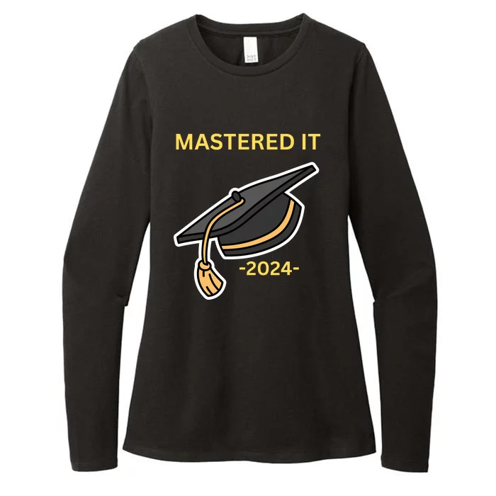 Masters Degree Graduation 2024 Mastered It Womens CVC Long Sleeve Shirt