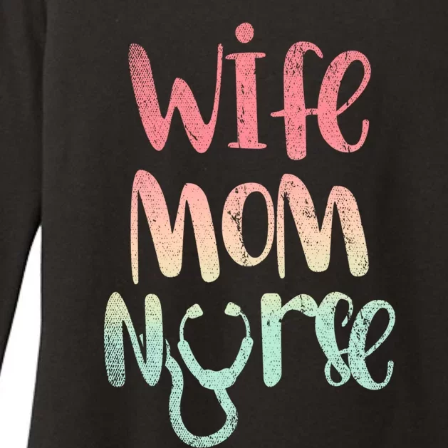 Mothers Day Gift Health Care Professional Wife Mom Nurse Meaningful Gift Womens CVC Long Sleeve Shirt