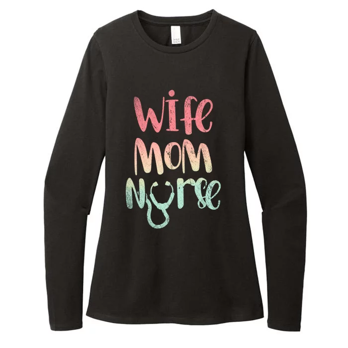 Mothers Day Gift Health Care Professional Wife Mom Nurse Meaningful Gift Womens CVC Long Sleeve Shirt