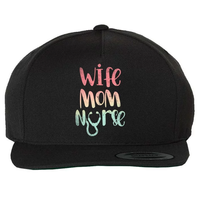 Mothers Day Gift Health Care Professional Wife Mom Nurse Meaningful Gift Wool Snapback Cap