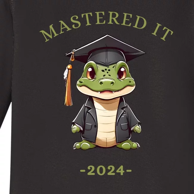 Masters Degree Graduation 2024 Mastered It Baby Long Sleeve Bodysuit