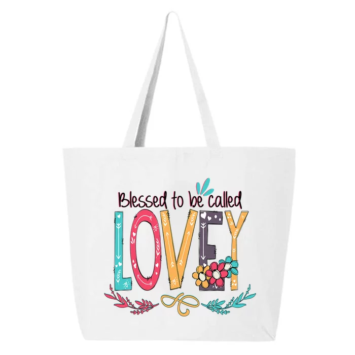 Mothers Day Gift Blessed To Be Called Lovey 25L Jumbo Tote