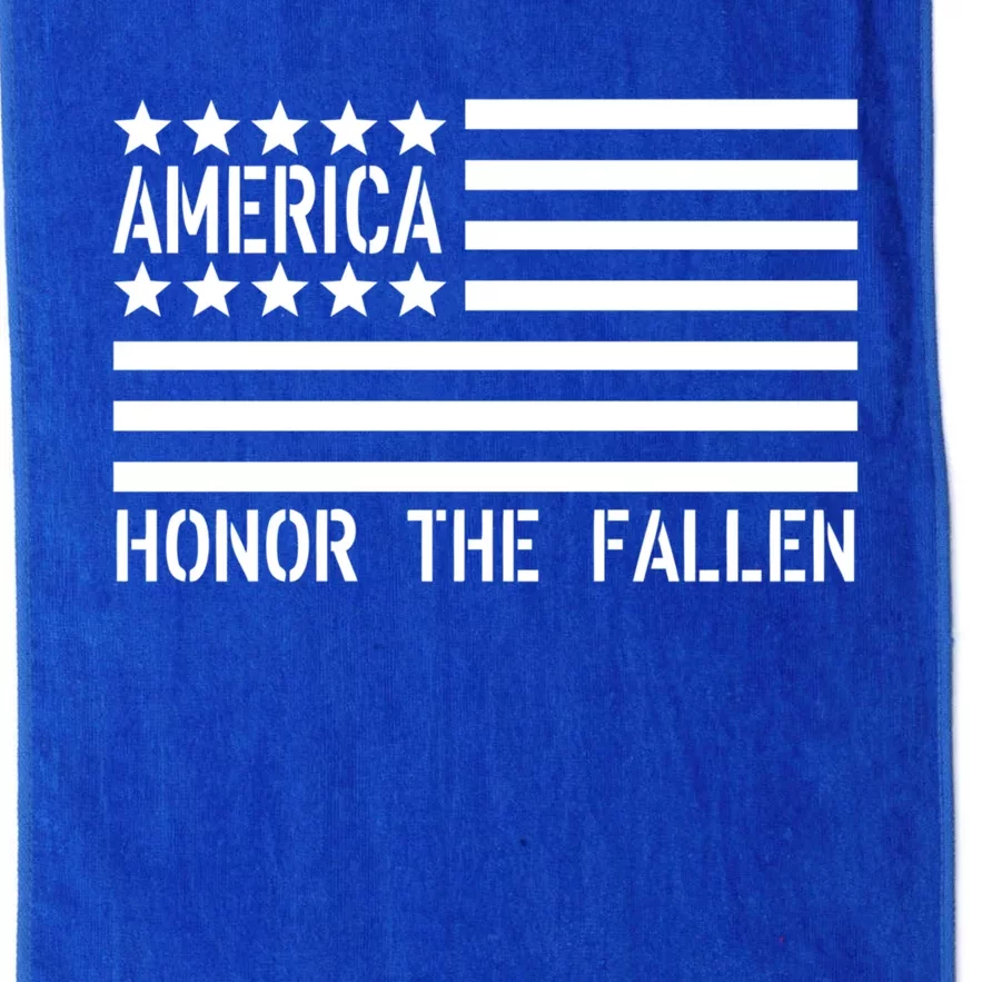 Memorial Day Gift Honor The Fallen Military 4th Of July Cute Gift Platinum Collection Golf Towel