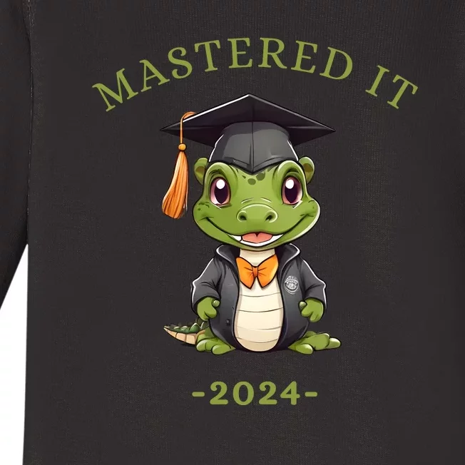 Masters Degree Graduation 2024 Mastered It Baby Long Sleeve Bodysuit