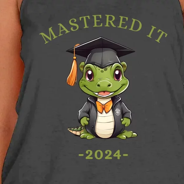 Masters Degree Graduation 2024 Mastered It Women's Knotted Racerback Tank