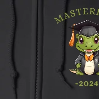 Masters Degree Graduation 2024 Mastered It Full Zip Hoodie