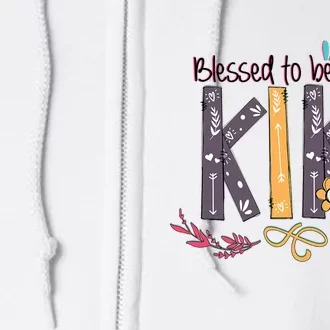 Mothers Day Gift Blessed To Be Called Kiki Full Zip Hoodie