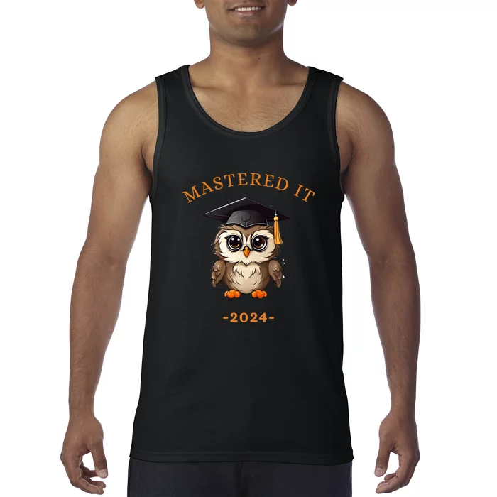 Masters Degree Graduation 2024 Mastered It Tank Top