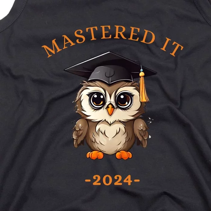 Masters Degree Graduation 2024 Mastered It Tank Top