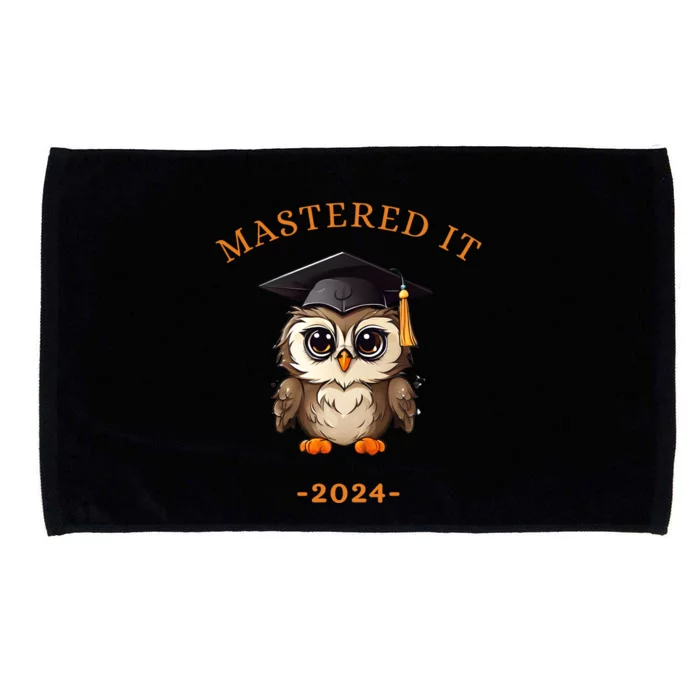 Masters Degree Graduation 2024 Mastered It Microfiber Hand Towel