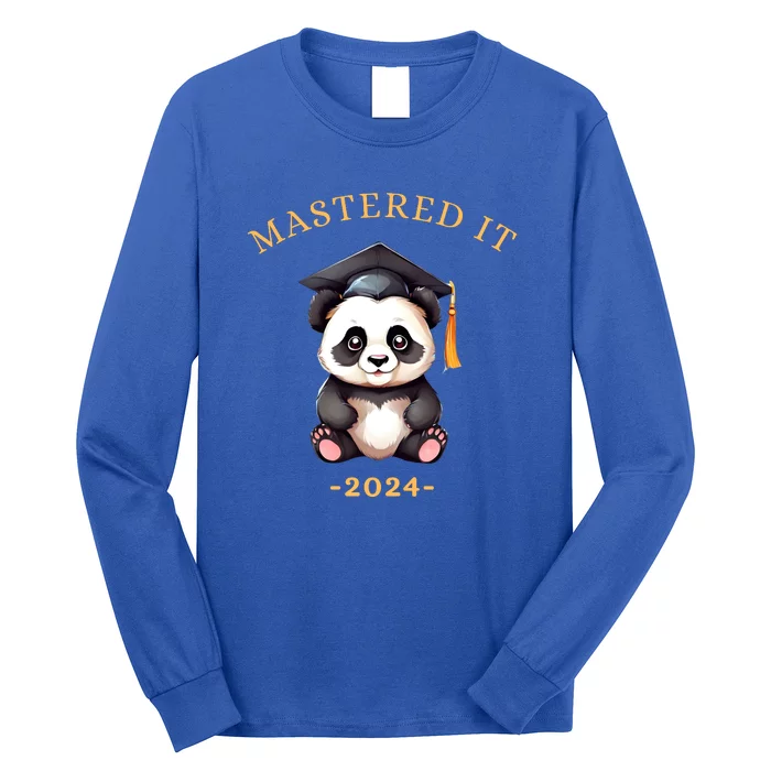 Masters Degree Graduation 2024 Mastered It Long Sleeve Shirt