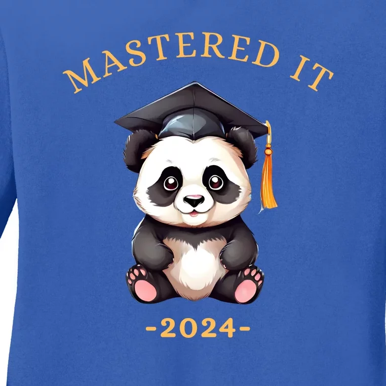 Masters Degree Graduation 2024 Mastered It Ladies Long Sleeve Shirt