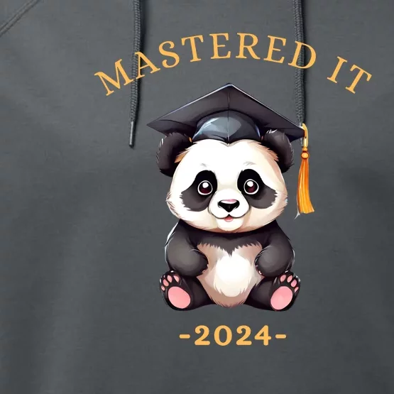 Masters Degree Graduation 2024 Mastered It Performance Fleece Hoodie