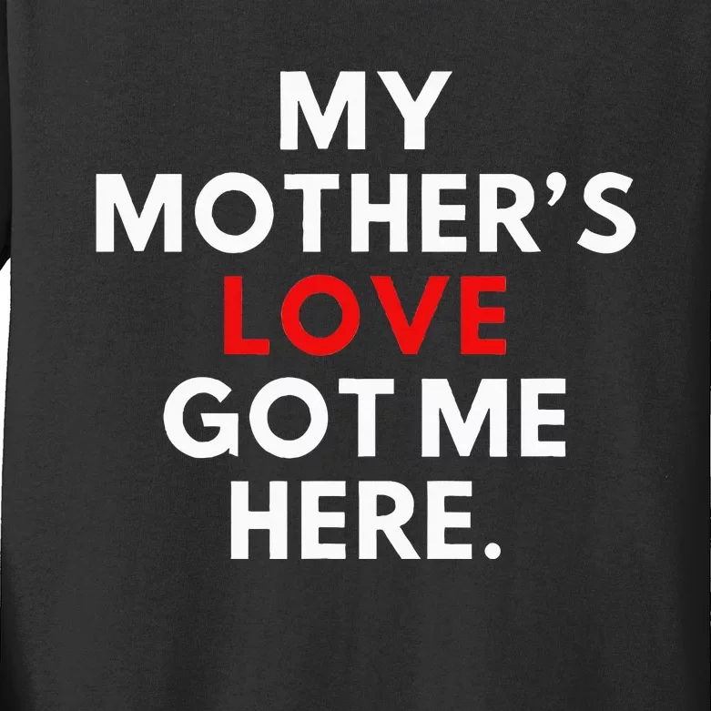 MotherS Day Gifts Kids Long Sleeve Shirt