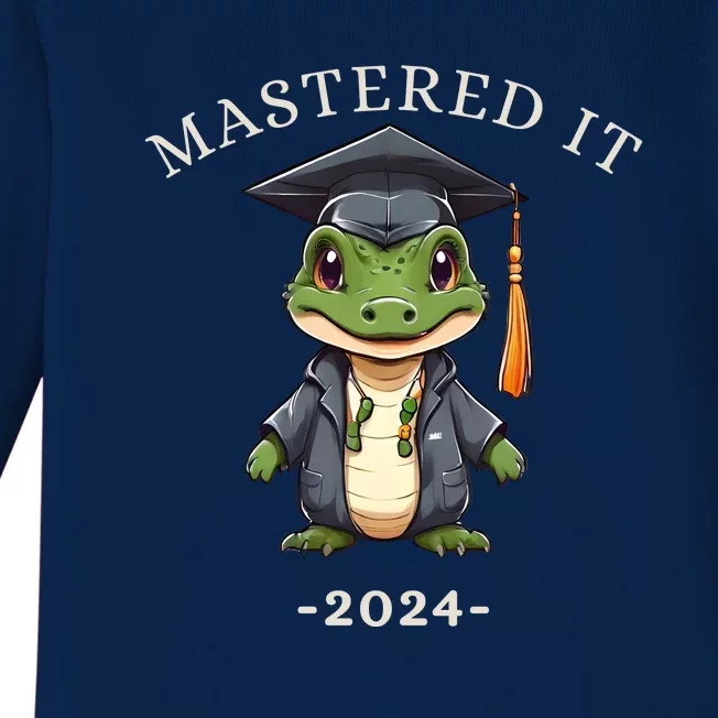 Masters Degree Graduation 2024 Mastered It Baby Long Sleeve Bodysuit