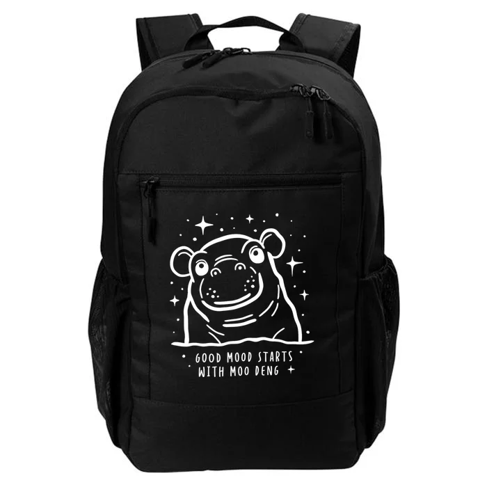 Moo Deng Good Mood Minimalist Daily Commute Backpack