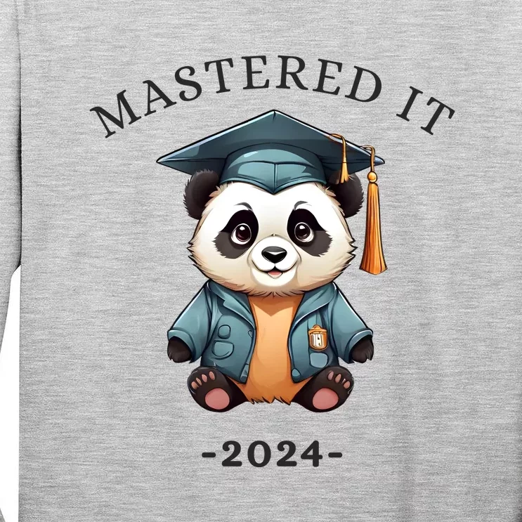 Masters Degree Graduation 2024 Mastered It Tall Long Sleeve T-Shirt