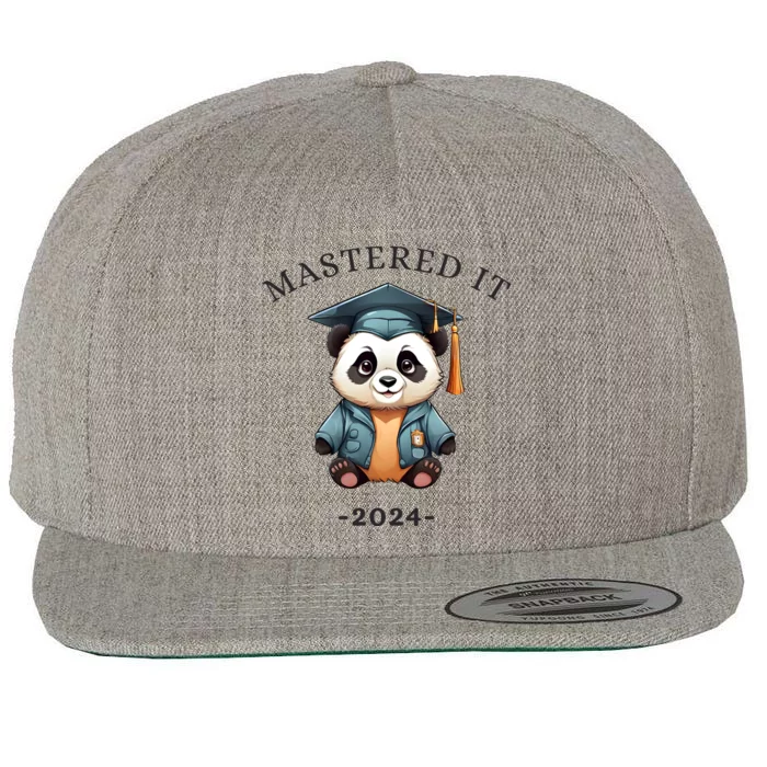 Masters Degree Graduation 2024 Mastered It Wool Snapback Cap