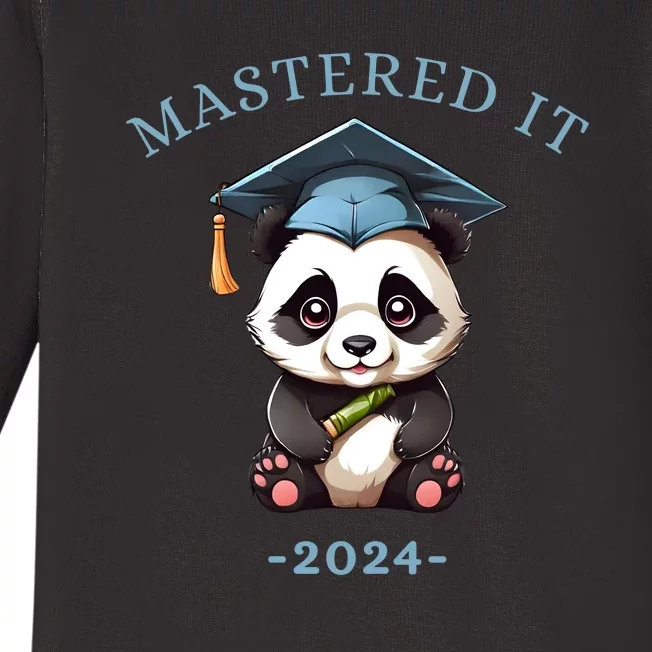 Masters Degree Graduation 2024 Mastered It Baby Long Sleeve Bodysuit