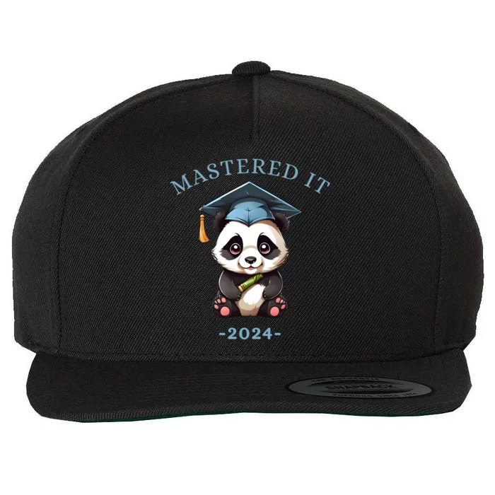 Masters Degree Graduation 2024 Mastered It Wool Snapback Cap