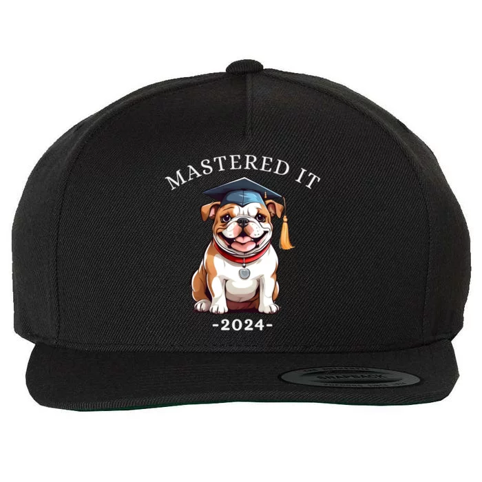 Masters Degree Graduation 2024 Mastered It Wool Snapback Cap