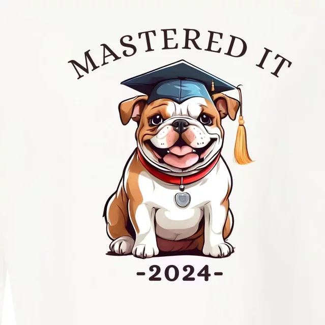 Masters Degree Graduation 2024 Mastered It Cropped Pullover Crew