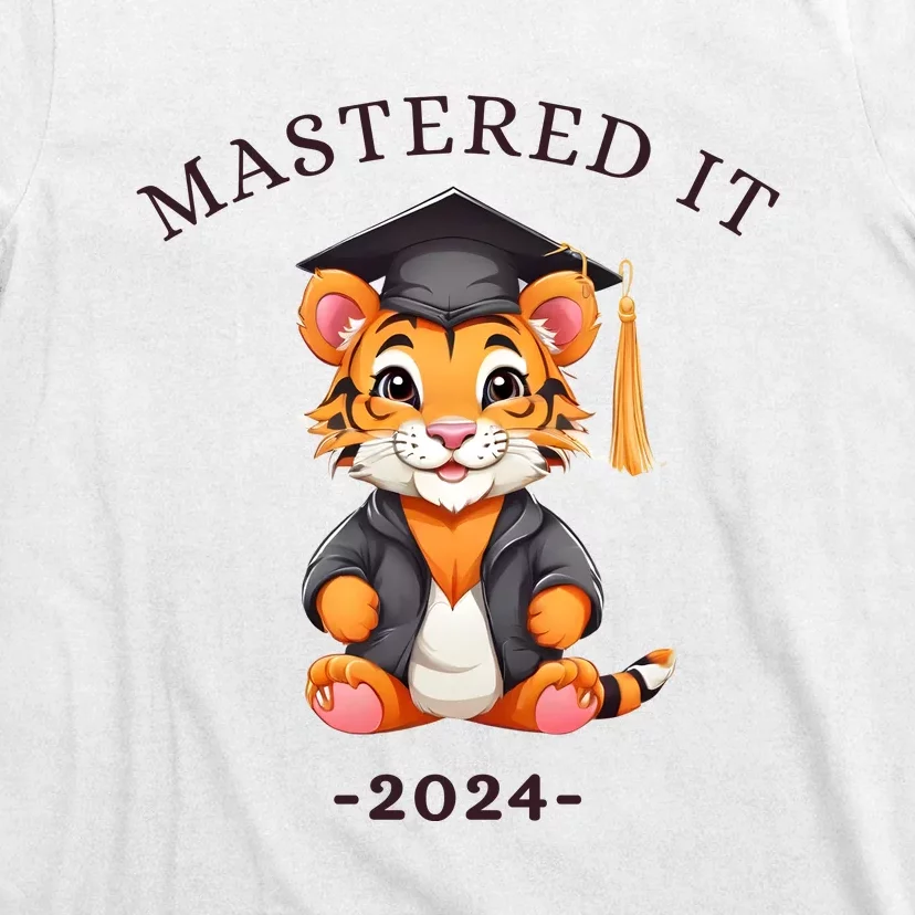 Masters Degree Graduation 2024 Mastered It T-Shirt