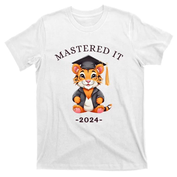 Masters Degree Graduation 2024 Mastered It T-Shirt