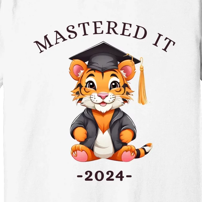 Masters Degree Graduation 2024 Mastered It Premium T-Shirt