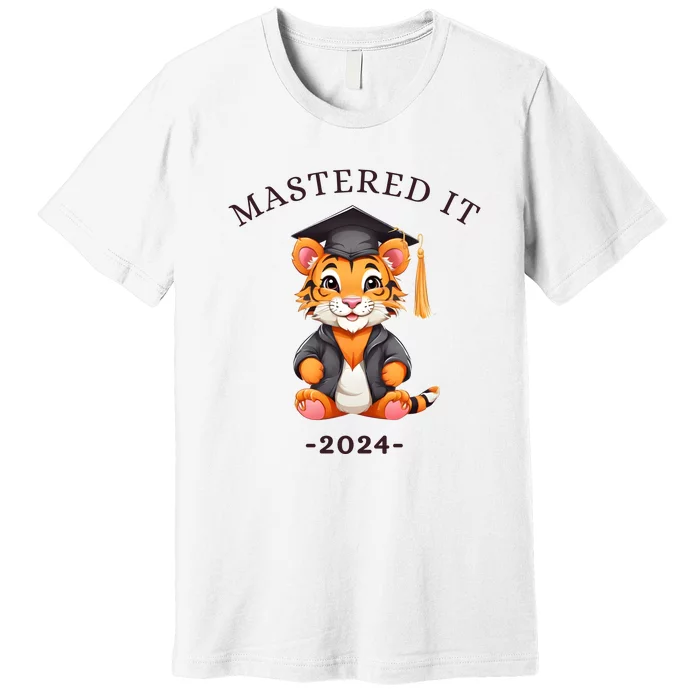 Masters Degree Graduation 2024 Mastered It Premium T-Shirt