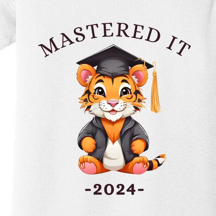 Masters Degree Graduation 2024 Mastered It Baby Bodysuit