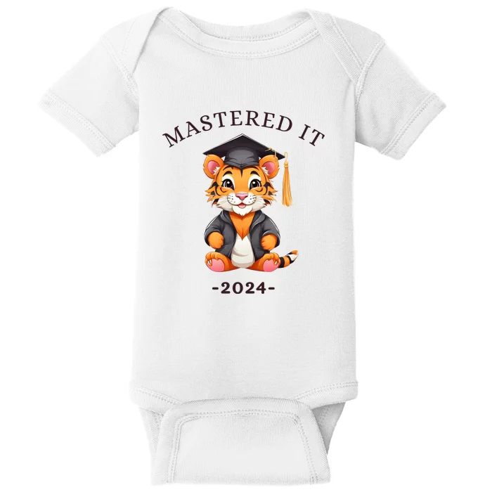 Masters Degree Graduation 2024 Mastered It Baby Bodysuit