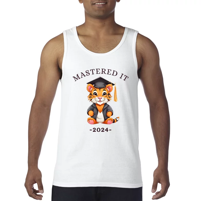 Masters Degree Graduation 2024 Mastered It Tank Top